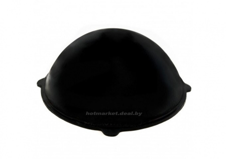 Казан узбекский чугунный 12л круглое дно с алюминиевой крышкой с подвесной ручкой